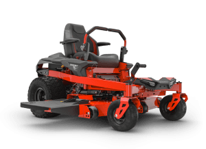 Gravely ZT X 42-inch Kawasaki zero turn mower with fully welded tubular frame, zero-turn controls, and a high-back seat designed for comfortable, precise residential mowing.