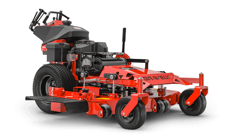 Gravely Pro-Walk 52 hydro drive commercial walk-behind mower with durable cutting deck and ergonomic controls for professional lawn care.