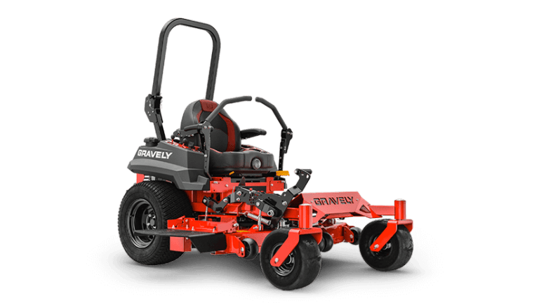 Gravely Pro-Turn 148 Kawasaki zero-turn mower with X-Factor II fabricated deck and full-suspension seat, built for commercial-grade performance and durability.