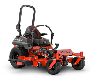Gravely Pro-Turn 160 Kawasaki zero-turn mower with X-Factor II fabricated deck, full-suspension seat, and heavy-duty commercial construction for professional mowing jobs