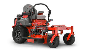 Gravely Compact-Pro 34-inch Kawasaki zero-turn mower with compact commercial frame, hydrostatic drive, and 34-inch cutting deck designed for tight spaces and professional use.