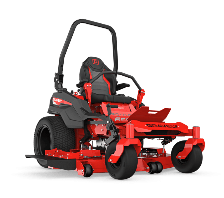 Gravely Pro-Turn 660 zero turn mower featuring X-Factor III deck, advanced suspension system, and large tires for smooth, high-performance commercial mowing.