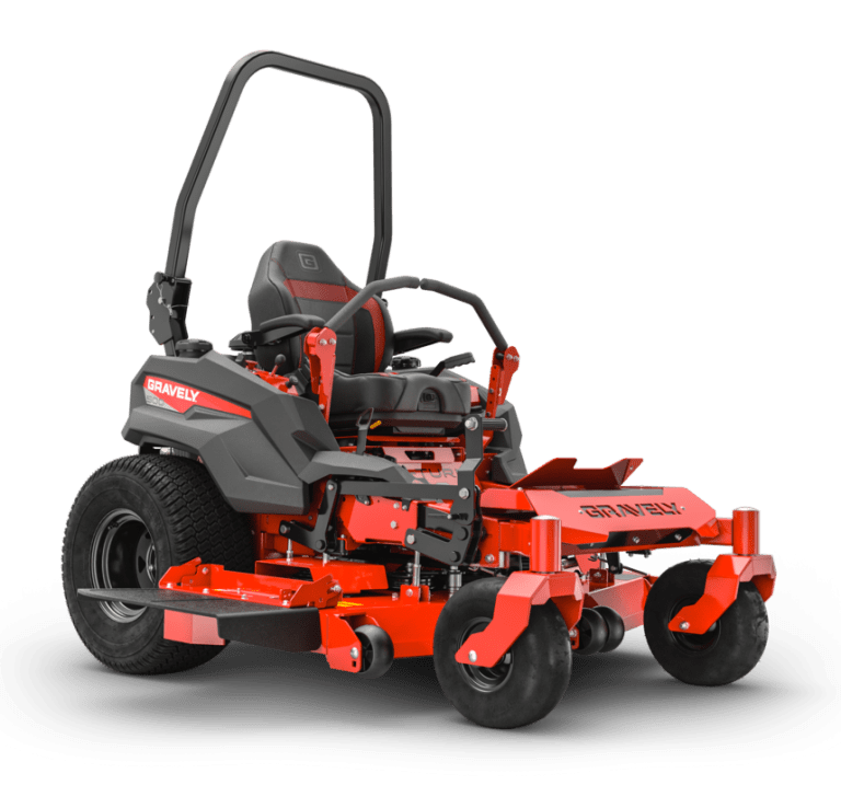 Gravely Pro-Turn 552 Kawasaki zero-turn mower with commercial-grade deck, heavy-duty frame, and operator comfort features for professional lawn care.