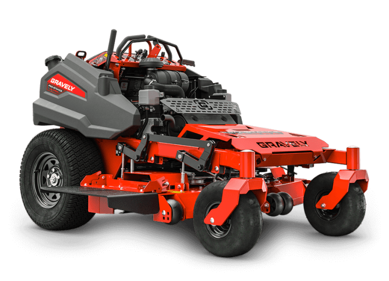 Gravely Pro‑Stance ULTRA 52-inch stand-on mower with wide deck and durable commercial design for high-performance mowing