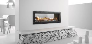 Heat & Glo Mezzo See-Through Series Gas Fireplace