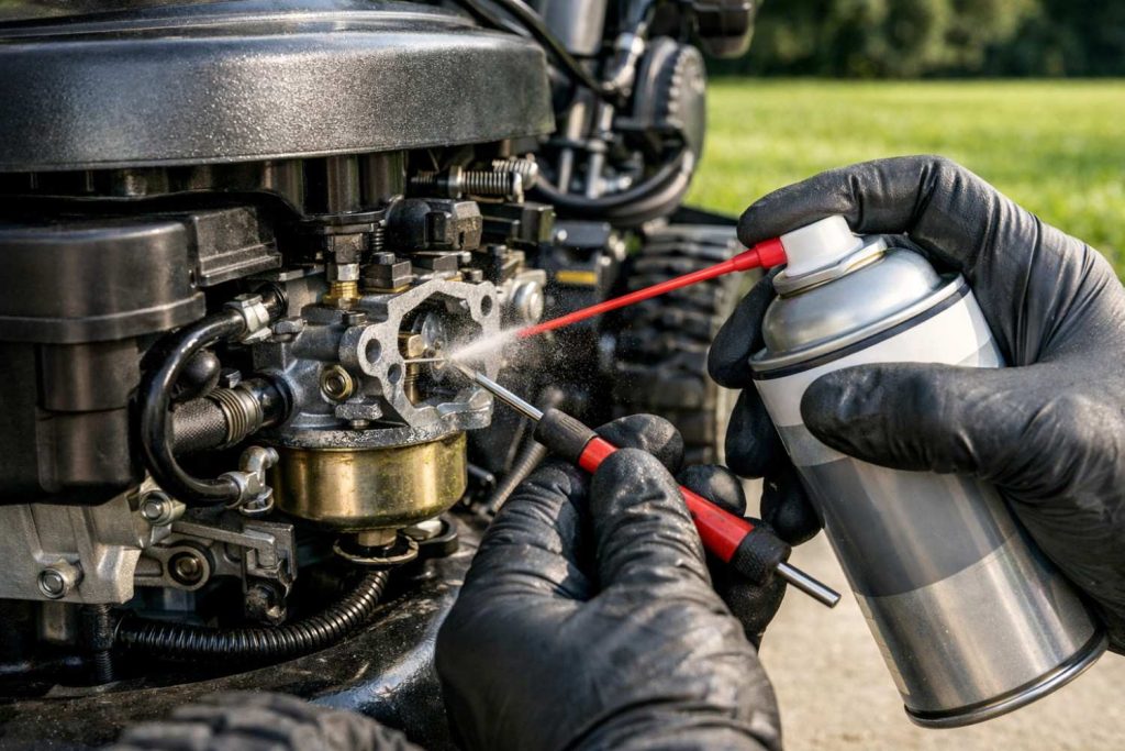 How to Clean a Carburetor on a Lawn Mower Without Removing It