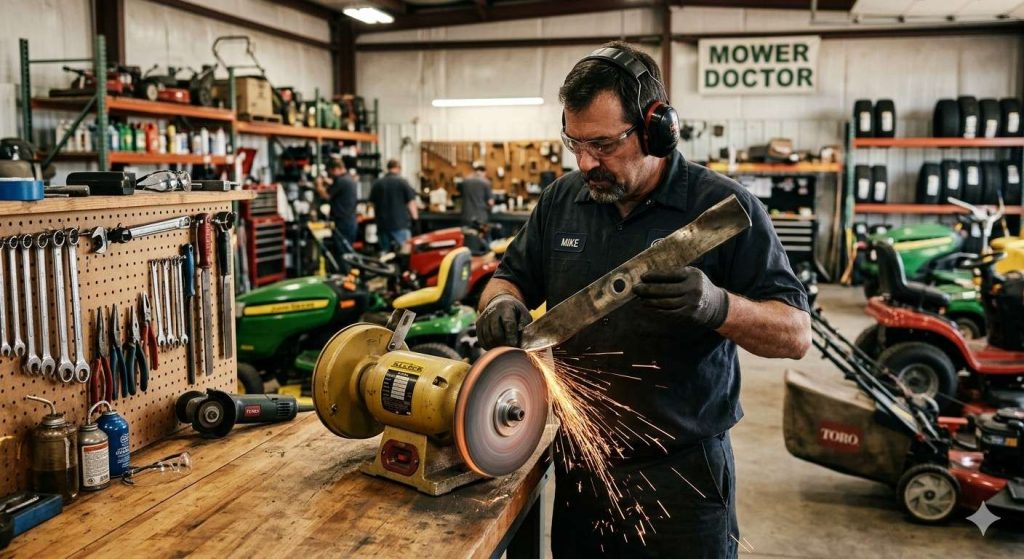 Sharpening Your Mower Blades the Right Way