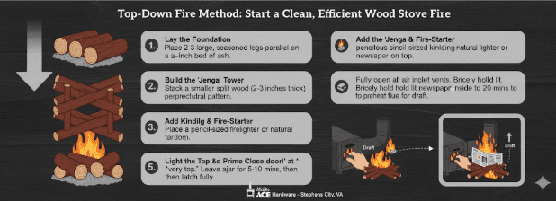 Start Fire Wood Stove Guide
